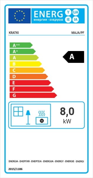Etykieta energetyczna Maja 8 fi 150