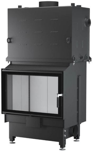 Wkłady kominkowe wodne Kominek z płaszczem wodnym Nemo 4/20 Topeco 20 kW