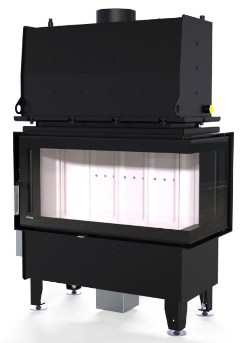 Wkłady kominkowe wodne Defro Riva ME BP Short 19 kW