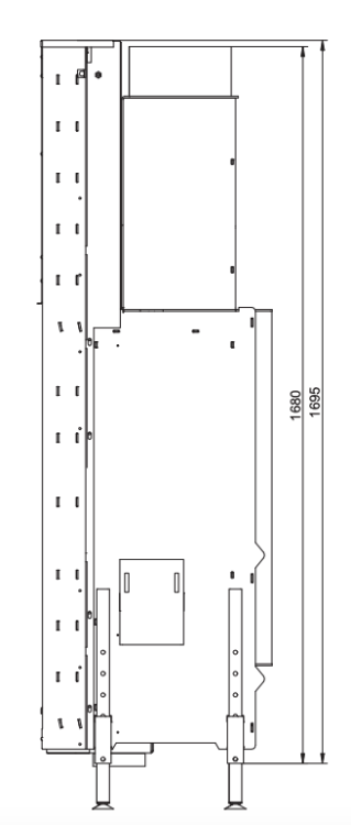 Wkład kominkowy KFD Linea V 1070 3.0