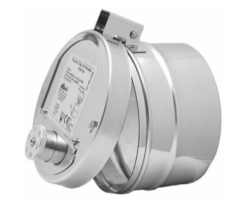 Regulator ciągu kominowego RCO fi 150 z systemem przeciwwybuchowym