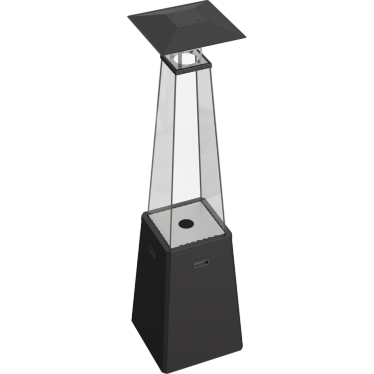 UMBRELLA BS stalowy czarny - propan