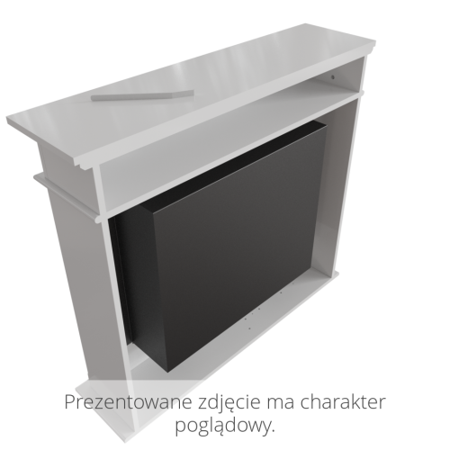 Biokominek March biały z certyfikatem TUV