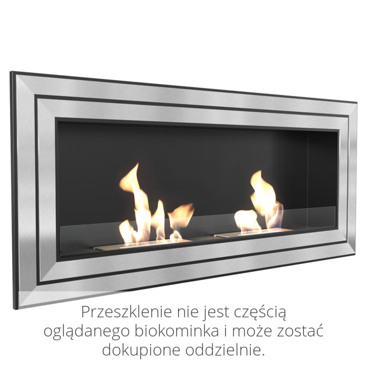 Biokominek Juliet 1500x650 z certyfikatem TUV
