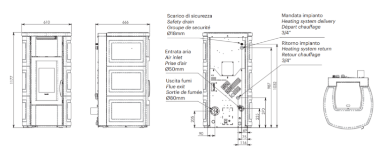 Ravelli HRV 160 Touch