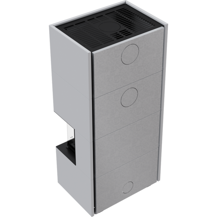 NBC 7 z zabudową HOME EASY BOX stalowy - biały