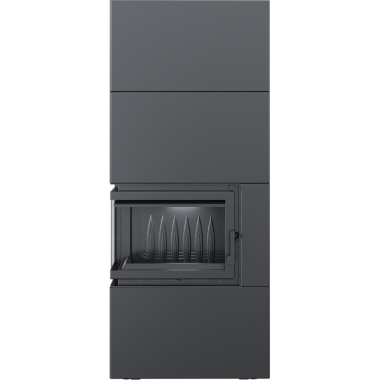 SIMPLE 8 BS lewy z zabudową BOX stalowy - czarny