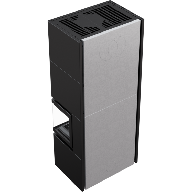 SIMPLE 8 BS prawy z zabudową BOX stalowy - czarny