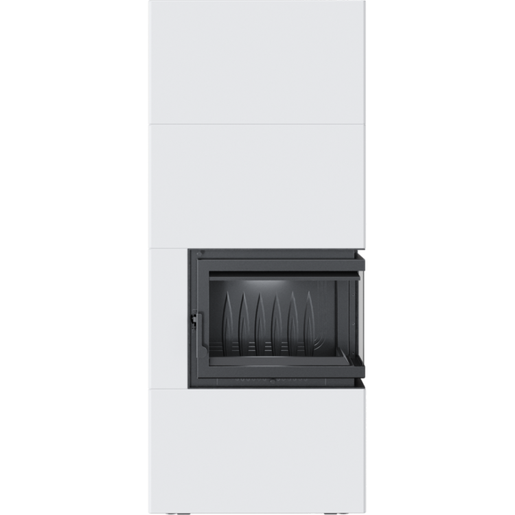 SIMPLE 8 BS prawy z zabudową BOX stalowy - biały