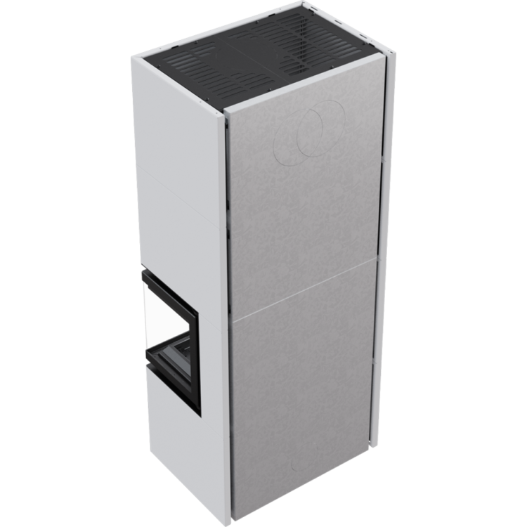 SIMPLE 8 BS prawy z zabudową BOX stalowy - biały