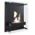 Biokominek GLASS czarny