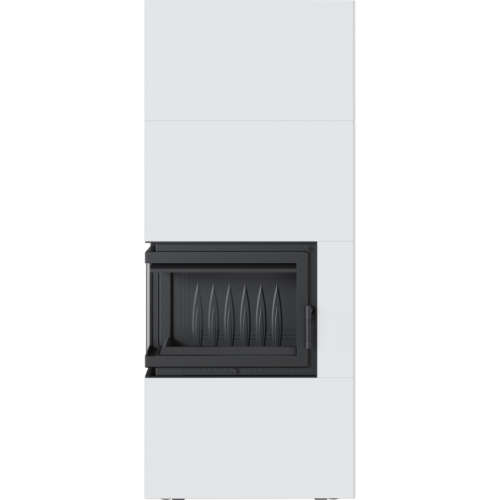 SIMPLE 8 BS lewy z zabudową BOX stalowy - biały