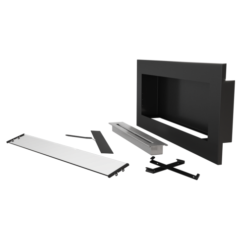 Delta 2 Slim Czarny 400x900 z certyfikatem TUV