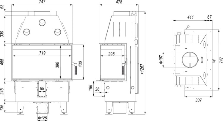 Wkład Defro Intra S C 10 kW