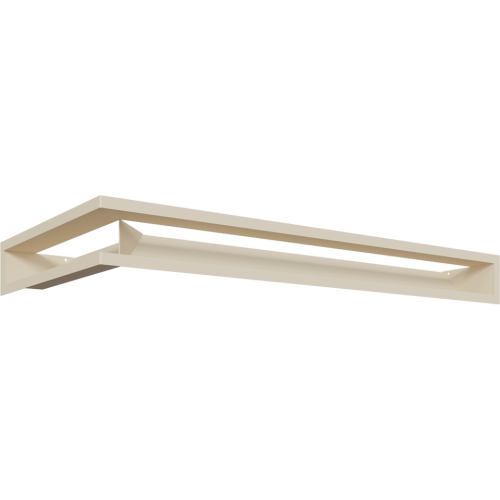 Luft narożny prawy kremowy 40x80x9