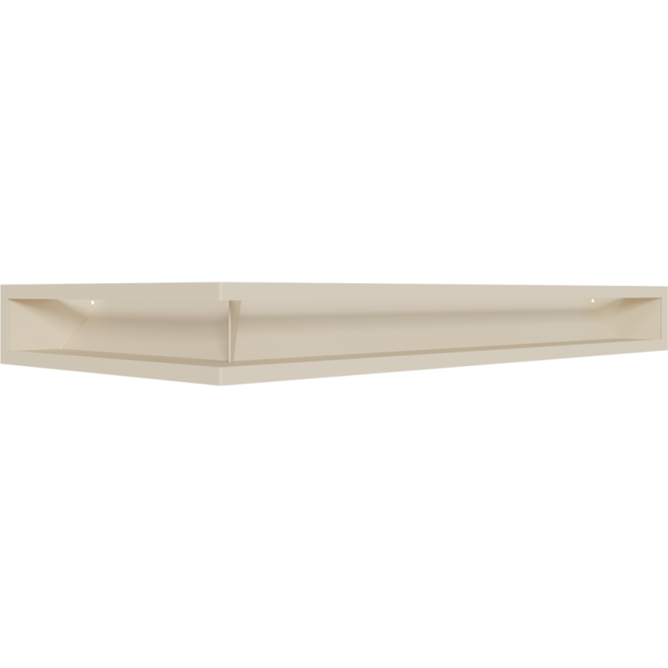 Luft narożny prawy kremowy 40x80x9