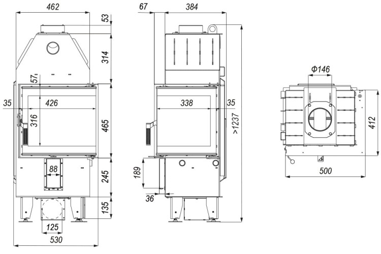 Defro Intra XS BL Mini