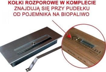 Biokominek Juliet 1800x650 z certyfikatem TUV