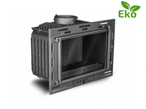 Wkład kominkowy KAWMET W9 (9,8 kW) ECO lewy bok