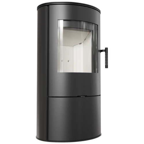 Widok z boku pieca stalowego Rollo 7 kW