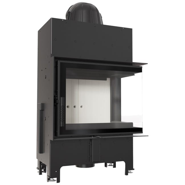 Kominek stalowy Floki S prawy 8 kW fi 160