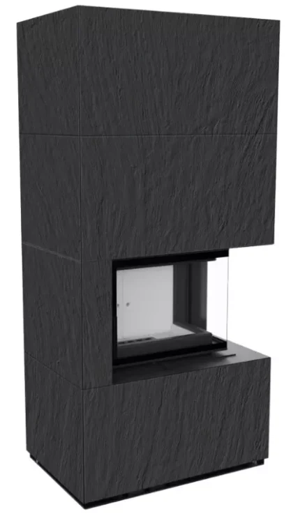 FLOKI BOX prawy z zabudową ze spieku NATURALI ARDESIA NERO A SPACCO.webp