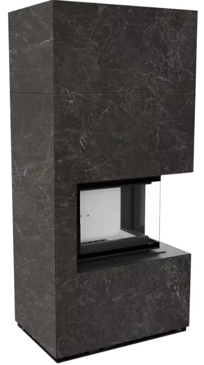 FLOKI BOX prawy z zabudową ze spieku NATURALI NERO GRECO.webp