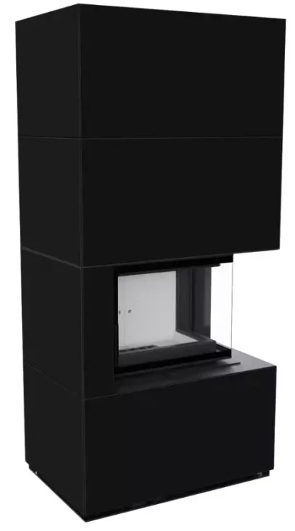 FLOKI BOX prawy z zabudową ze spieku NERO ASSOLUTO.webp