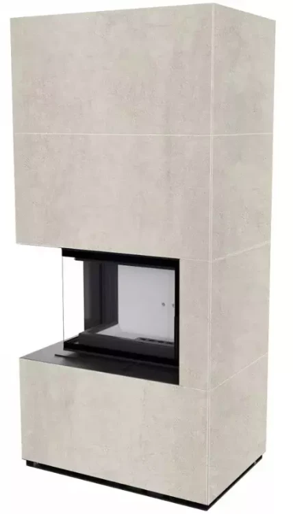 FLOKI BOX LEWY z zabudową ze spieku NATURALI PIETRA DI SAVOIA PERLA BOCCIARDATA.webp