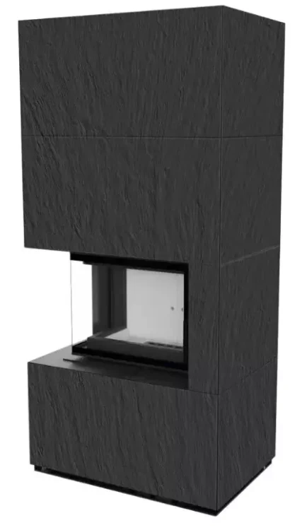 FLOKI BOX LEWY z zabudową ze spieku NATURALI ARDESIA NERO A SPACCO.webp