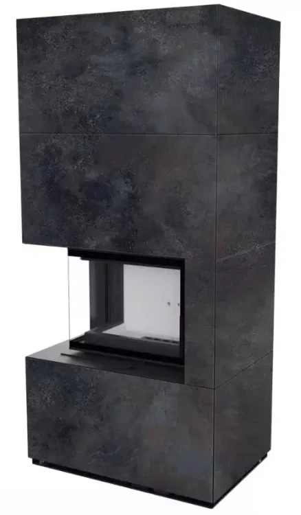 FLOKI BOX LEWY z zabudową ze spieku OSSIDO NERO.webp