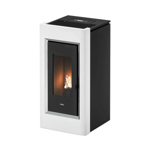 Piec na pelet Cadel Prince 11 kW w kolorze białym