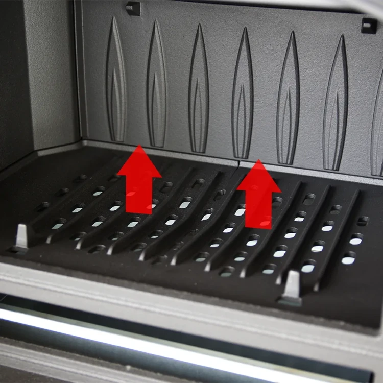 Wyjmowany ruszt w piecu żeliwnym Koza K6 fi 130 mm 8 kW