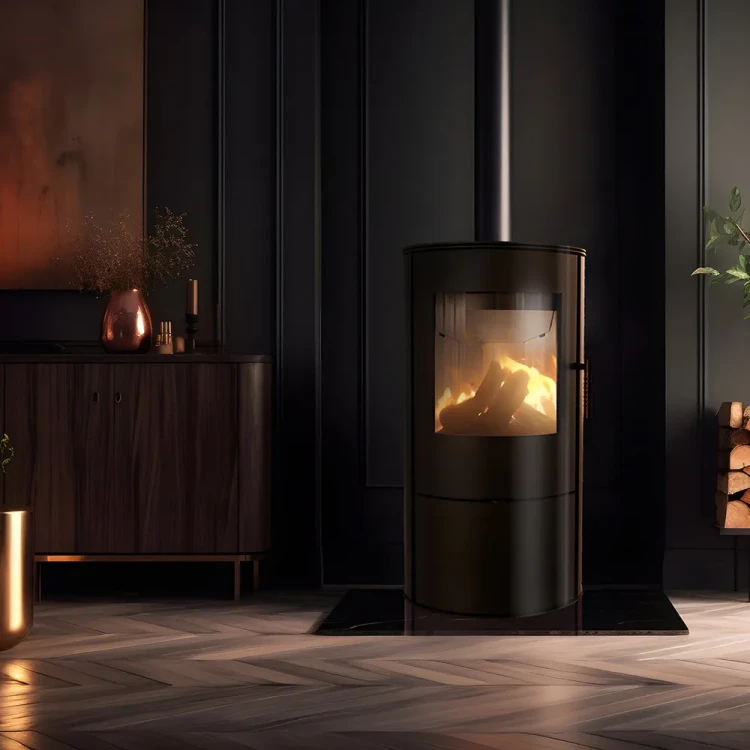 Wizualizacja pieca stalowego Rollo 7 kW