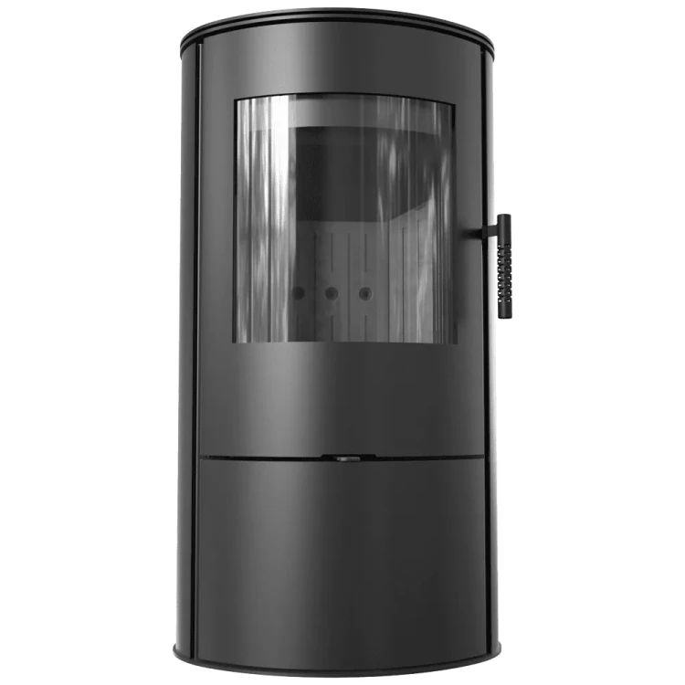 Piec stalowy Rollo 7 kW z czarnym wyłożeniem