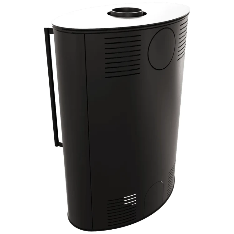 Piec stalowy Bjorn tył