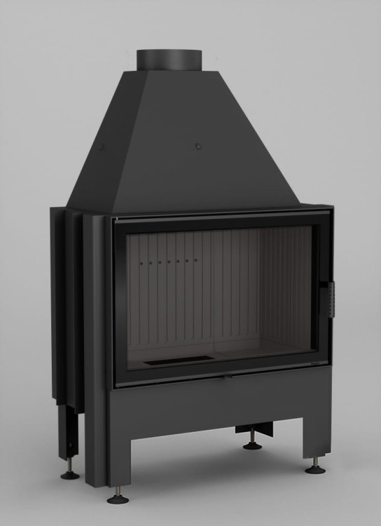 Kominek stalowy Volcano AT z czarnym wyłożeniem.jpg