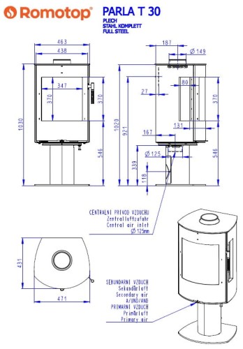 Rysunek techniczny pieca obrotowego Romotop Parla T 3S.jpg