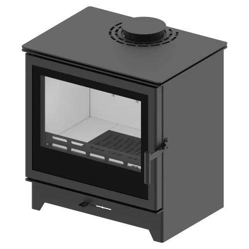 Piec stalowy Hitze Gatto M 5,5 kW - prawy bok.webp