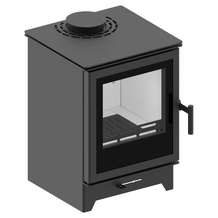 Piec stalowy Gatto S - lewy bok.webp