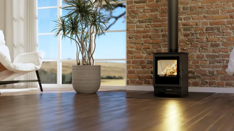 Piec stalowy Hitze Gatto S - wizualizacja 2.webp