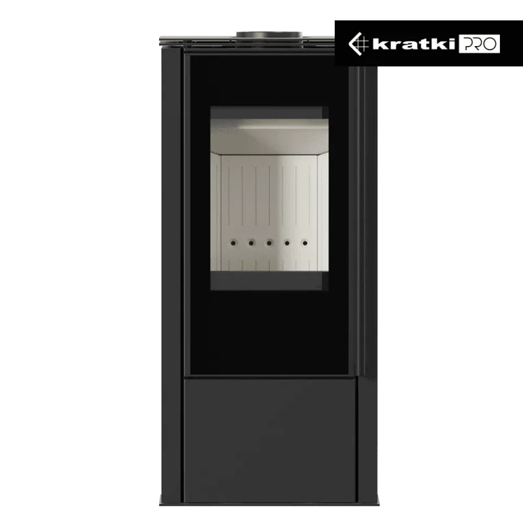 Piec stalowy HATI fi 150 5,5 kW, widok z frontu