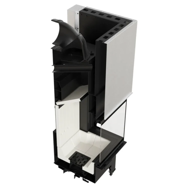 Kominek stalowy Regnor 8 kW przekrój.webp