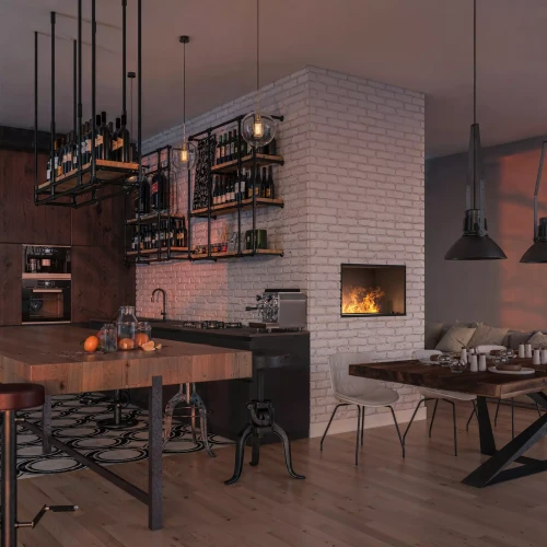 Kominek parowy Invapo Inside 800