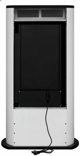 Kminek elektryczny Verdi White widok z tyłu.jpg