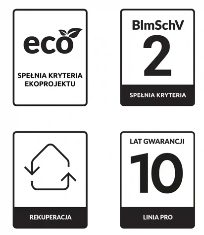 etykiety kominka Lucy 12 Prawy