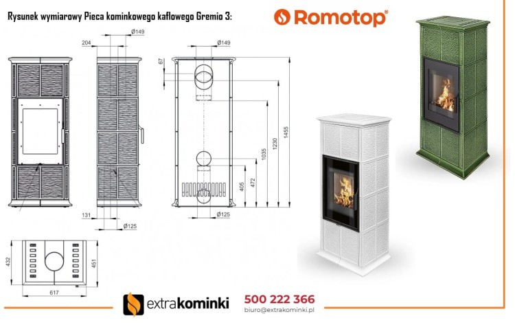 Piec kominkowy kaflowy Gremio 3 - rysunki wymiarowe.jpg