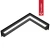 Luft narożny 400x600x120 czarny góra.webp