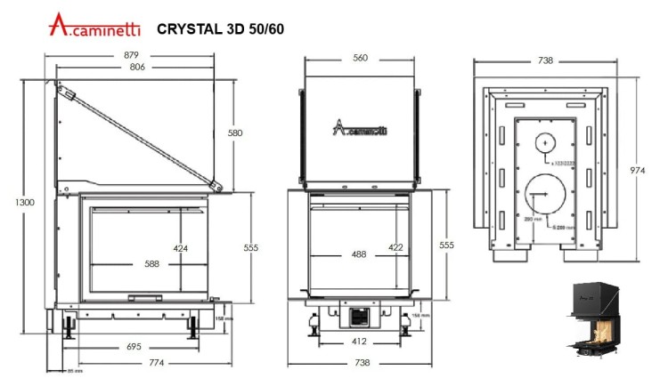 Kominek powietrzny stalowy Crystal 90 Max rysunek techniczny.jpg