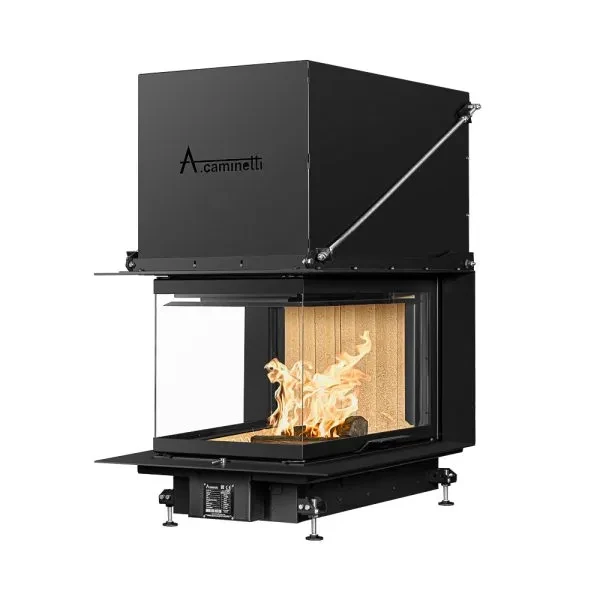 Kominek powietrzny stalowy Crystal 3D Max.webp